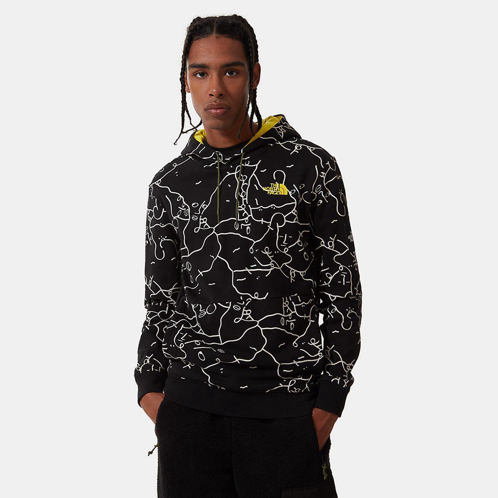 The North Face Search & Rescue Ανδρικα Φούτερ Hoodie - Μαυρα (CPDW15062)